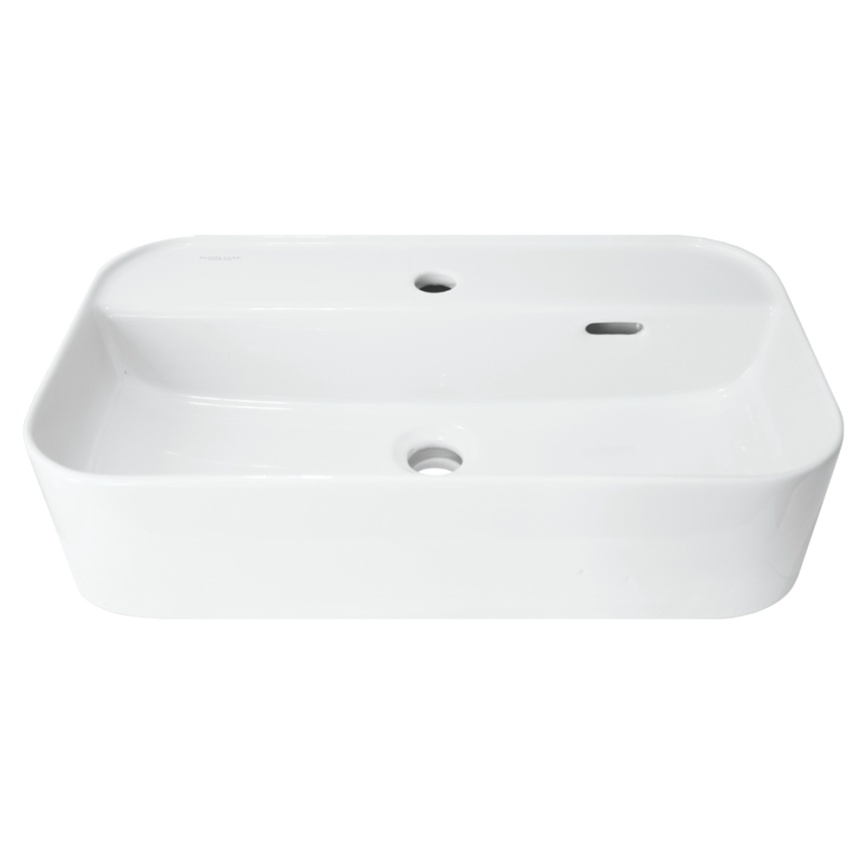 Раковина накладная SANITA LUXE Infinity 60 Shelf санфарфор, белый фото 1