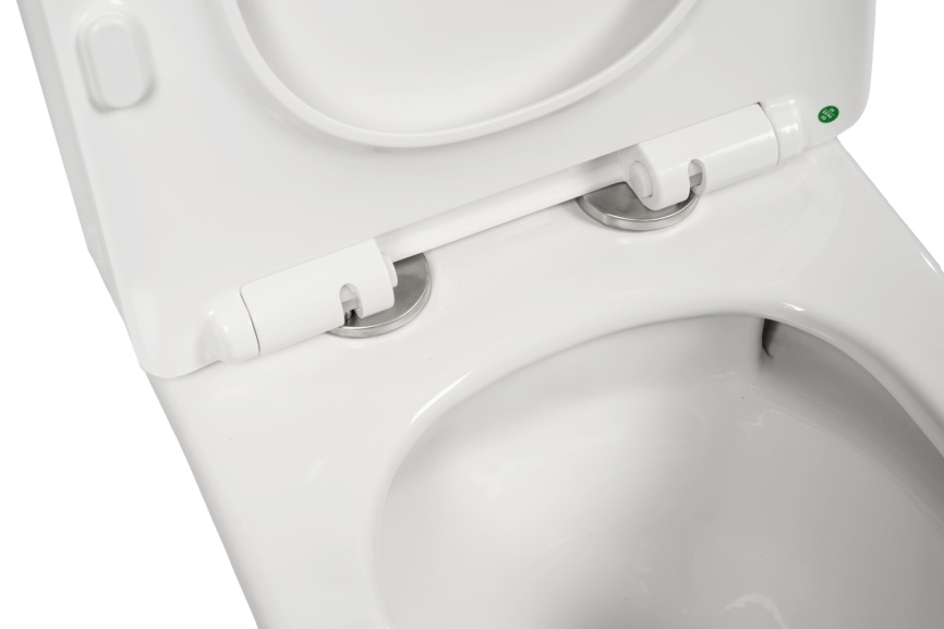 AN-021D Унитаз-моноблок (квадрат), Торнадо,690*380*800 мм с сиденьем дюропласт, белый фото 9