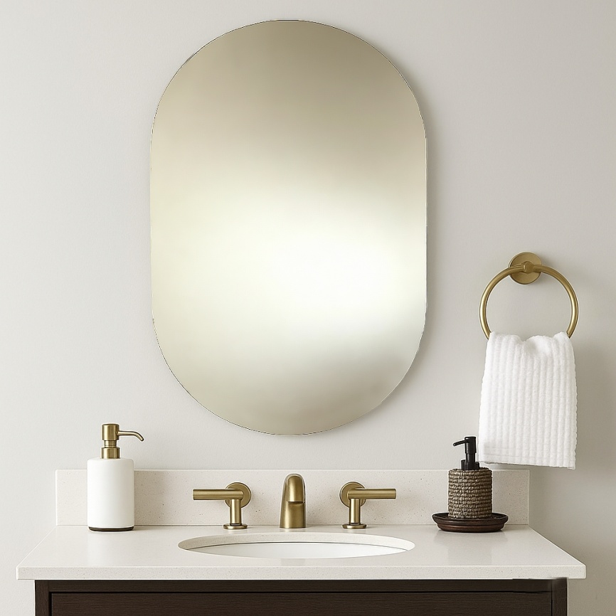 Зеркало AQUA NERO Танго 510х760 без подсветки, подвесное фото 3