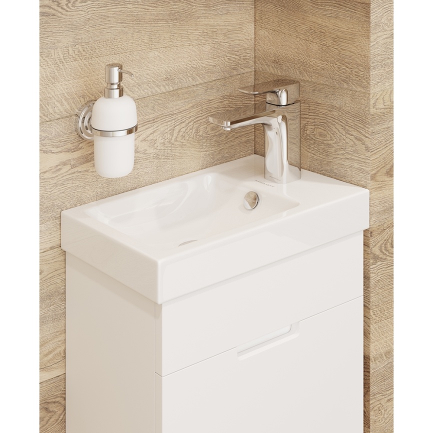 Раковина мебельная SANITA LUXE Фест 40 санфарфор, белый фото 4