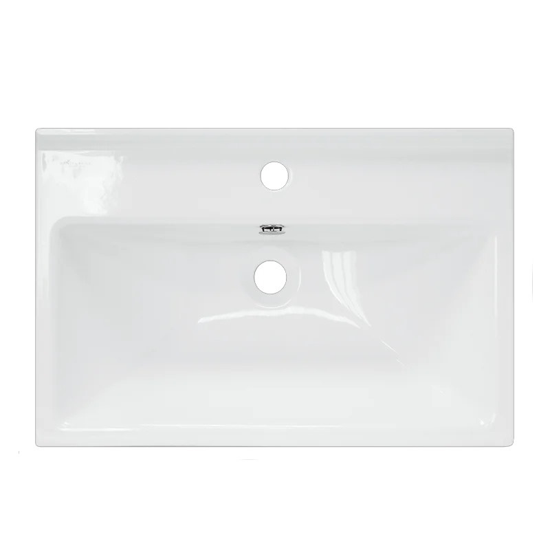 Раковина мебельная SANITA LUXE Fest 60 санфарфор, белый фото 3