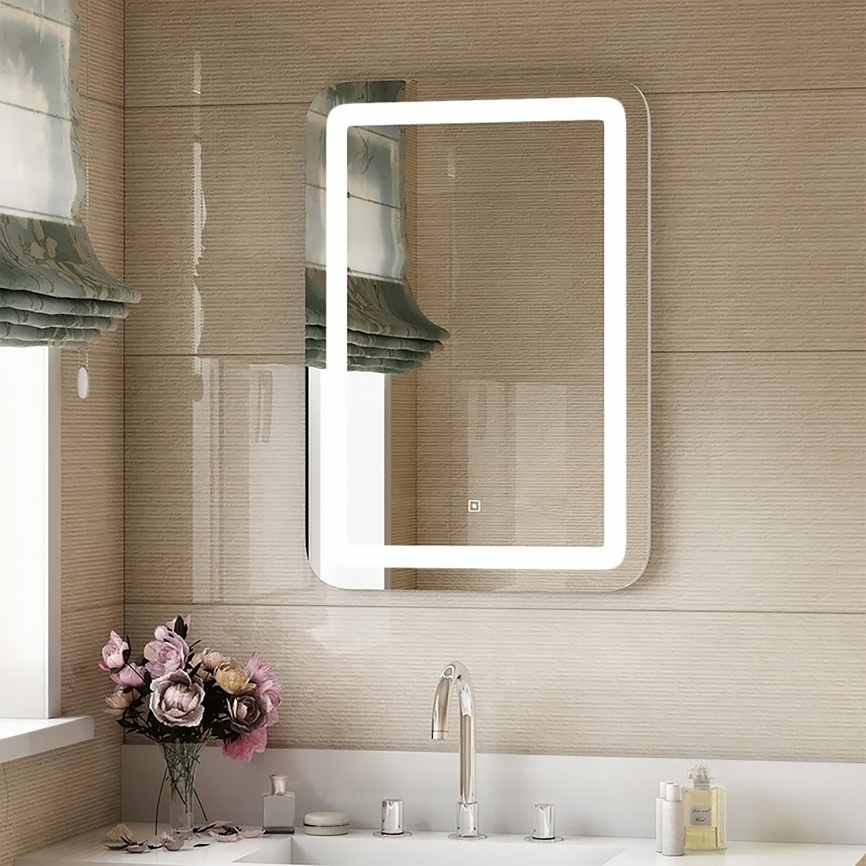 Зеркало AQUA NERO Мамбо 550х800 LED-подсветка, сенсорный выключатель с функцией диммера фото 7