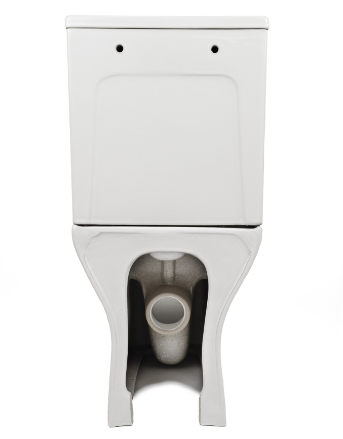 Унитаз-компакт AQUA NERO STONE 360х620х800 безободковый, с быстросъемным сиденьем микролифт, белый фото 15