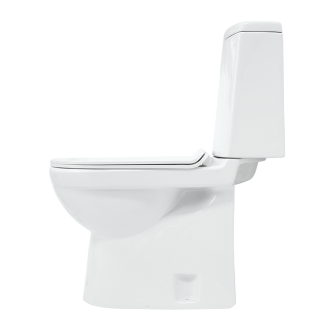 Унитаз-компакт Sanita Luxe Некст Слим 343х650х770 напольный, в комплекте с быстросъемным сиденьем ми фото 4