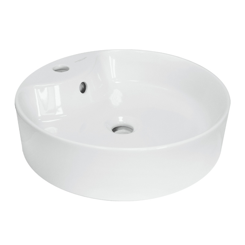 Раковина накладная SANITA LUXE Best 43 Shelf санфарфор, белый фото 1