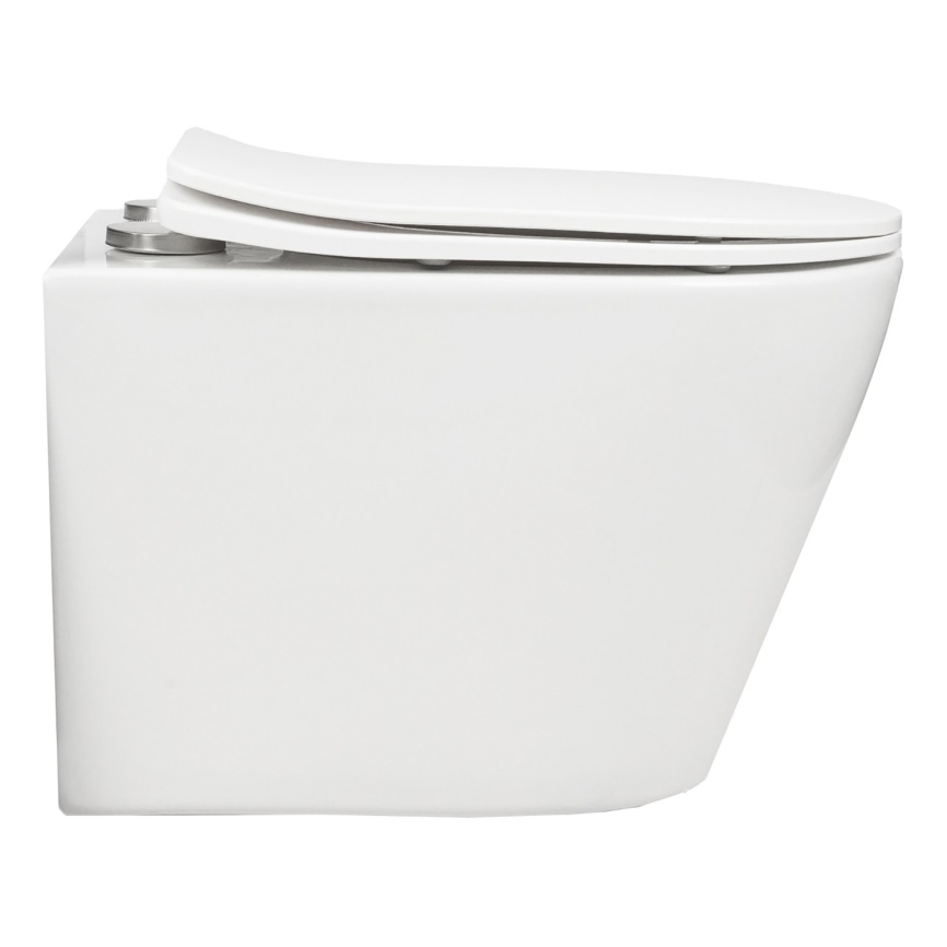 Сет AQUA NERO инсталляция+унитаз АТРИЯ безободковый, слив "Торнадо", с быстросъемным сиденьем микрол фото 9