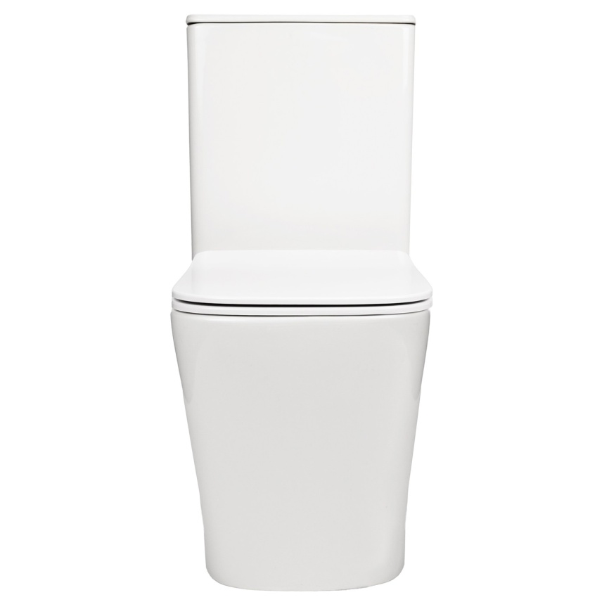 Унитаз-компакт AQUA NERO ETTA 365х610х835 безободковый, слив скрытый "Торнадо", с быстросъемным сиде фото 3