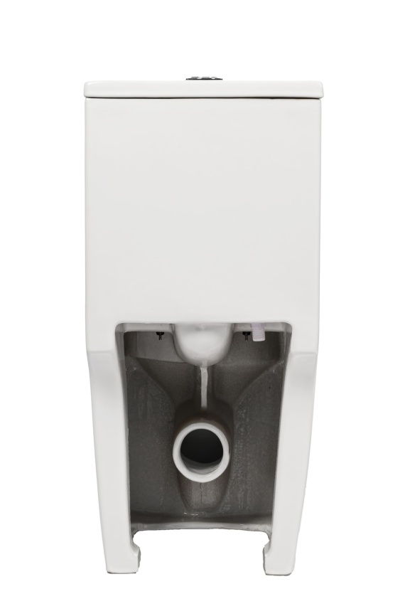 AN-020D Унитаз-моноблок (круглый), Торнадо,690*360*820 мм с сиденьем дюропласт, белый фото 3