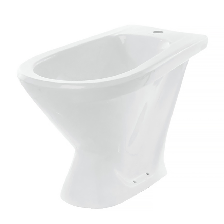 Биде напольное SANITA Самарское, санфаянс, белый фото 1