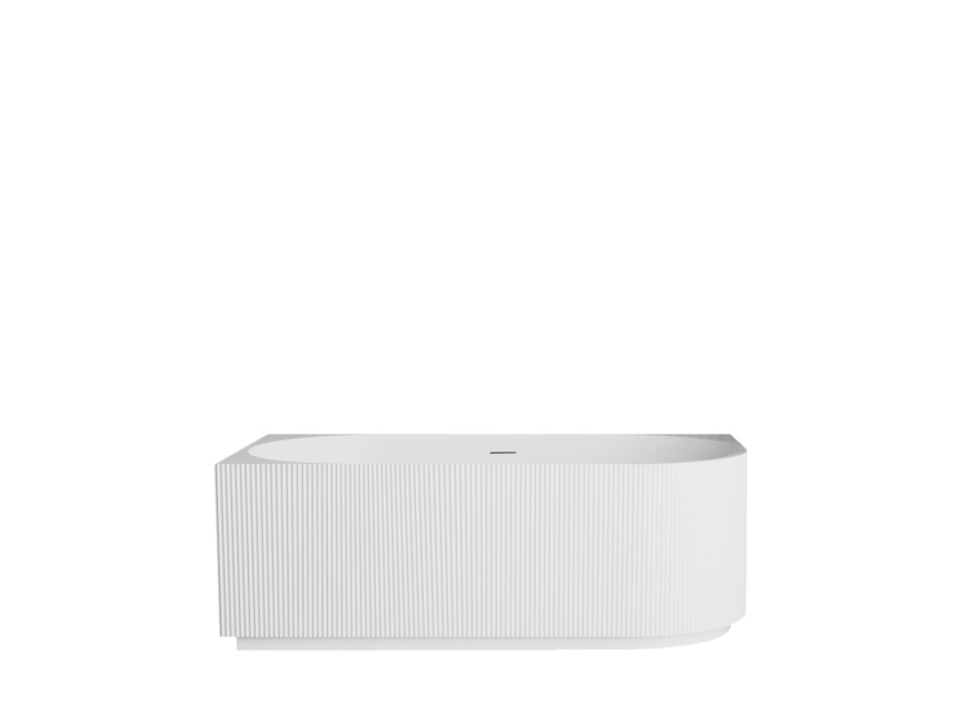 РИКО Л Ванна акриловая пристенная 1600*750*580, левая, белый фото 2