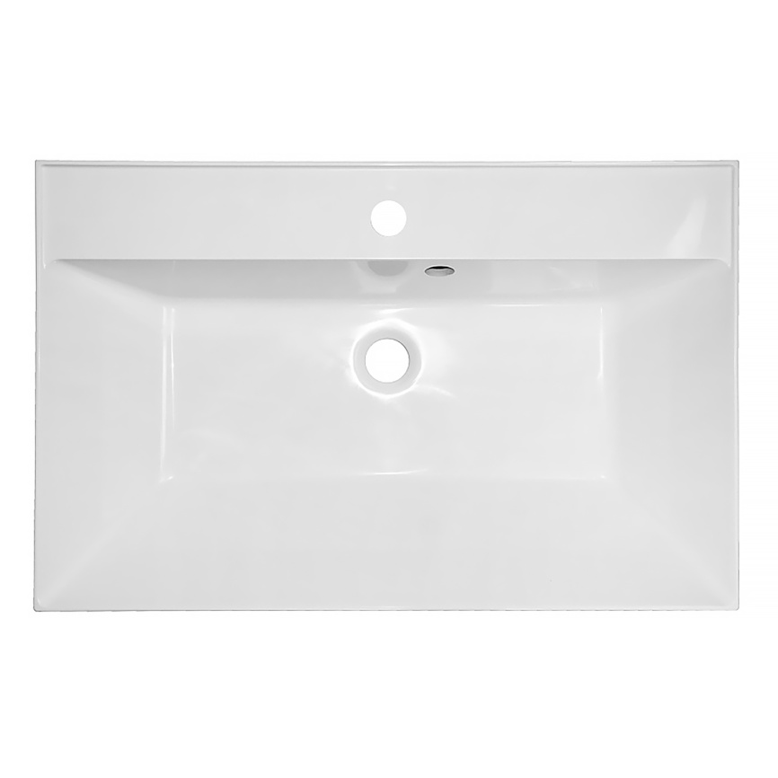 Комплект AQUA NERO Эстелла 80-2Н напольная тумба с раковиной Астория-80, покрытие эмаль, графит фото 2