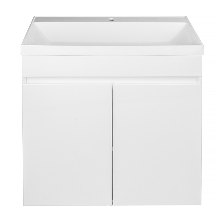 Комплект AQUA NERO Сабина 60Н 600х360х850 напольная тумба с раковиной Классика Слим 60*36 см, покрыт фото 6