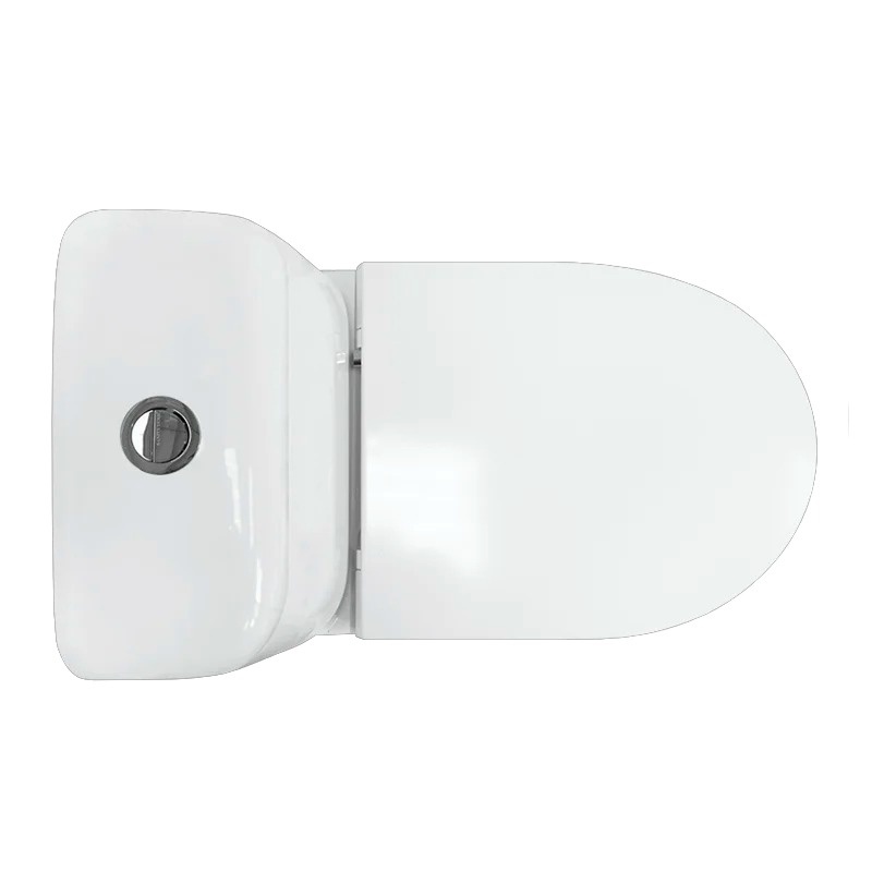 Унитаз-компакт Sanita Luxe Макс 340х620х757 напольный, в комплекте с быстросъемным сиденьем микролиф фото 4