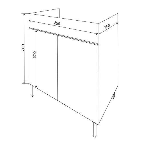 Комплект AQUA NERO Ненси 80 подвесная тумба с раковиной ASTI-80, покрытие эмаль, белый матовый фото 8