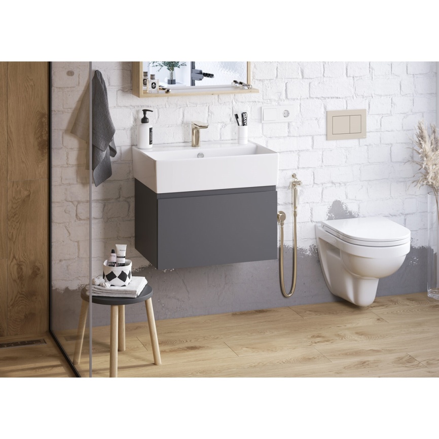 Раковина мебельная SANITA LUXE Novel 60 санфарфор, белый фото 4