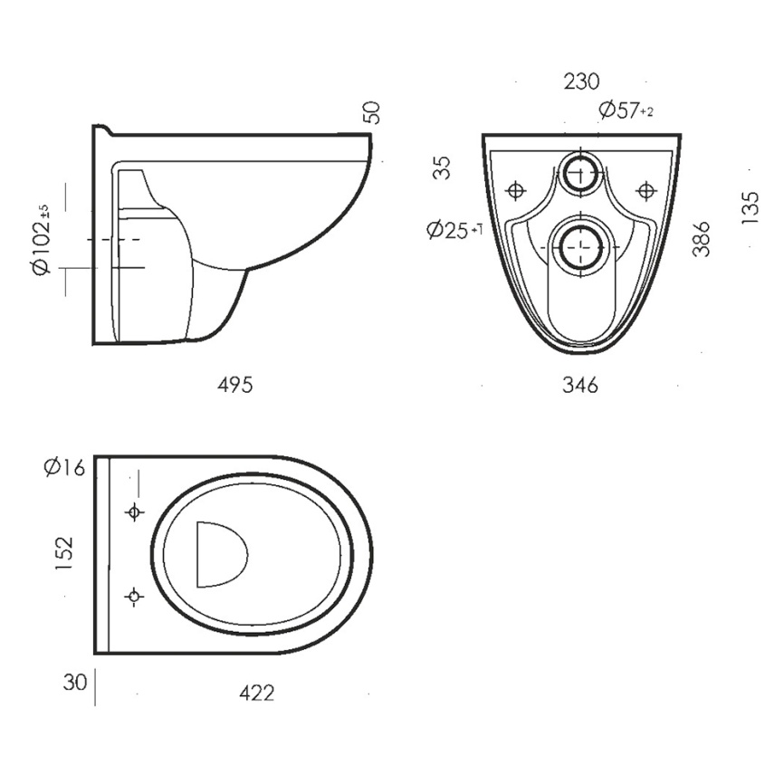 Унитаз подвесной Sanita Luxe Бест 346х495х386 в комплекте с быстросъемным сиденьем микролифт, дюропл фото 6