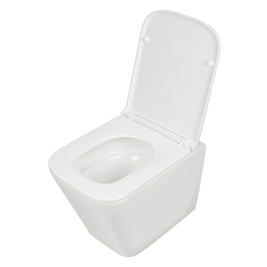 Унитаз подвесной AQUA NERO БИТТ 340х490х365 безободковый, слив скрытый "Торнадо", с быстросъемным си фото 13