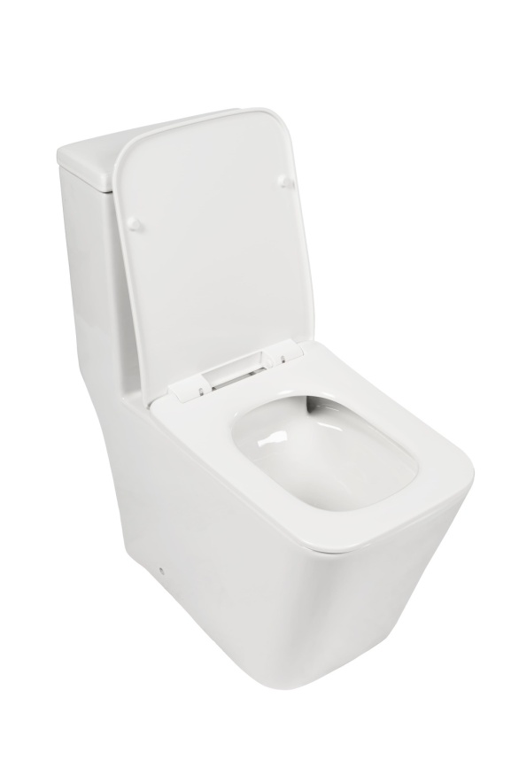 AN-021D Унитаз-моноблок (квадрат), Торнадо,690*380*800 мм с сиденьем дюропласт, белый фото 6