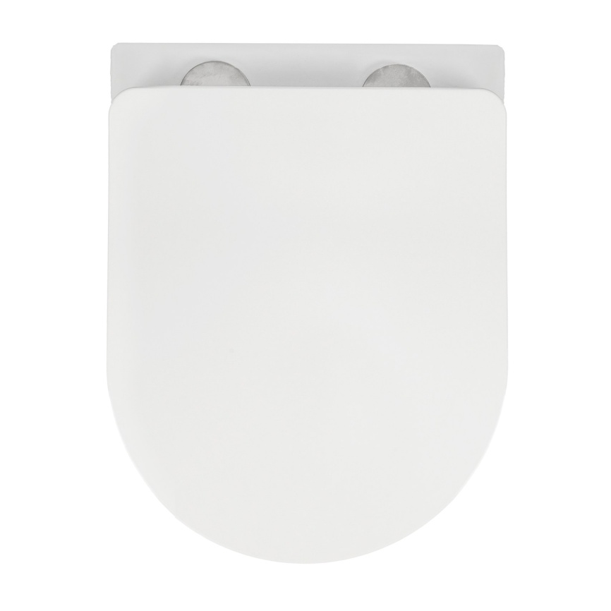 Унитаз подвесной AQUA NERO ATRIA 360х480х360 безободковый, слив "Торнадо", с быстросъемным сиденьем  фото 4