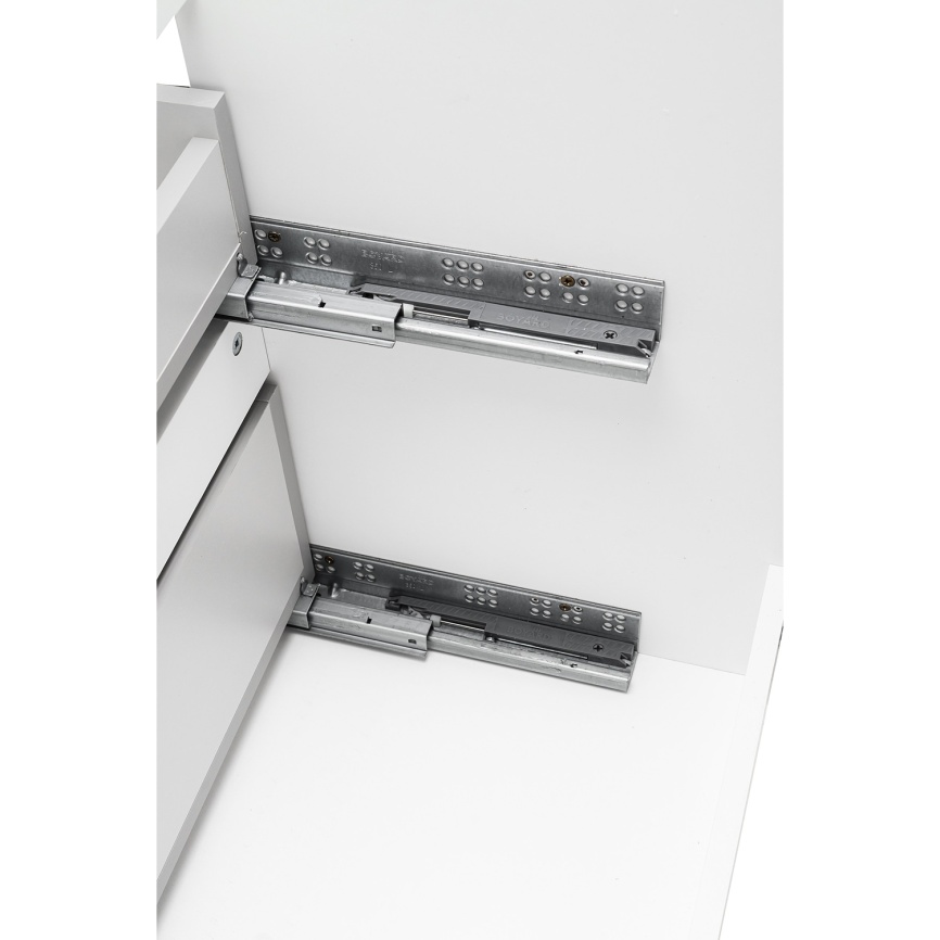 Комплект AQUA NERO Сандра 80-2 напольная тумба с раковиной АСТИ-80, покрытие эмаль, белый глянцевый фото 6