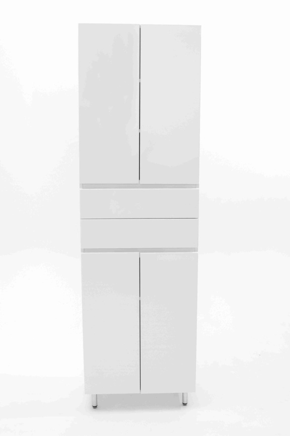 Пенал Эстелла 52 напольный, белый глянец фото 2