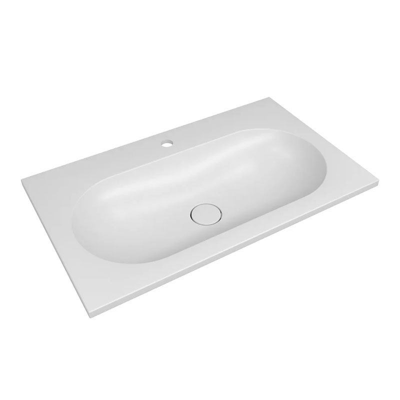 Комплект AQUA NERO Элен 80 800х480х850 напольная тумба с раковиной Гавана-80, покрытие эмаль, белый  фото 7