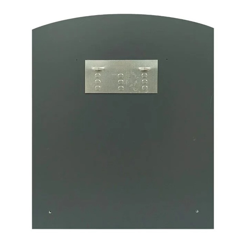 Зеркало AQUA NERO Шанс 500х590 с полкой, подвесное фото 4