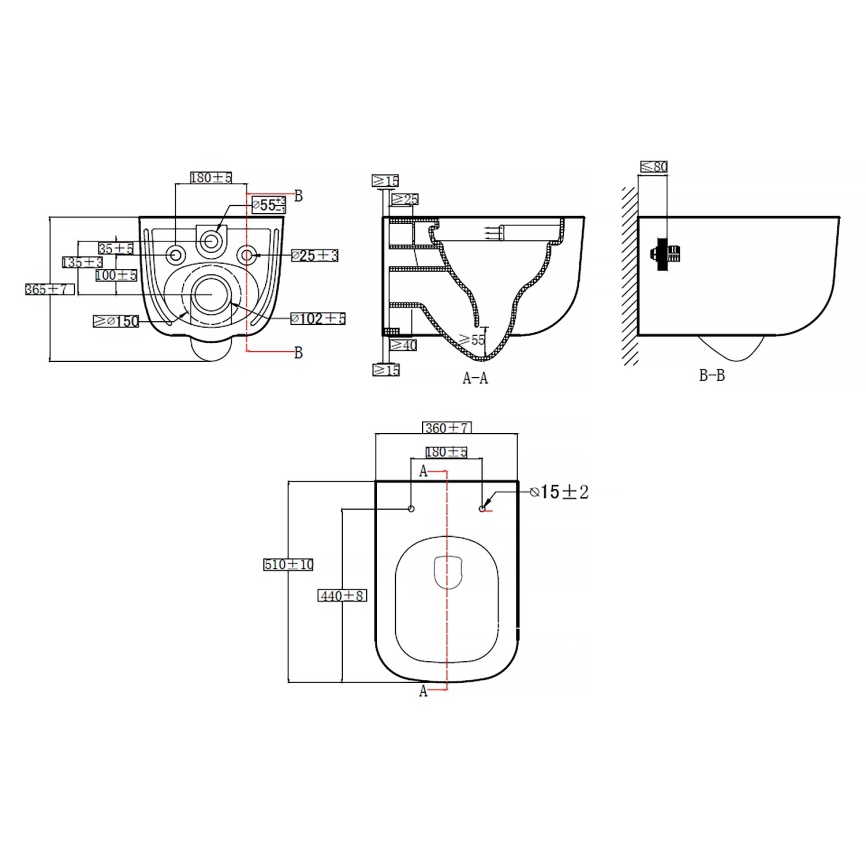 Сет AQUA NERO инсталляция+унитаз СОЛАНА безободковый, слив "Торнадо", с быстросъемным сиденьем микро фото 7