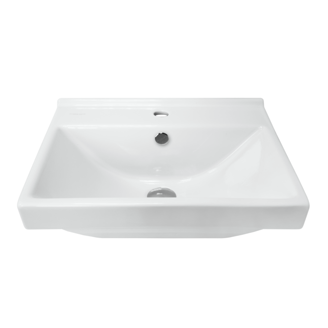 Раковина мебельная SANITA LUXE Фест 50 санфарфор, белый фото 2