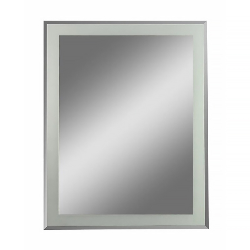 Зеркало AQUA NERO Сапфир 535х680 с фацетом, подвесное фото 1