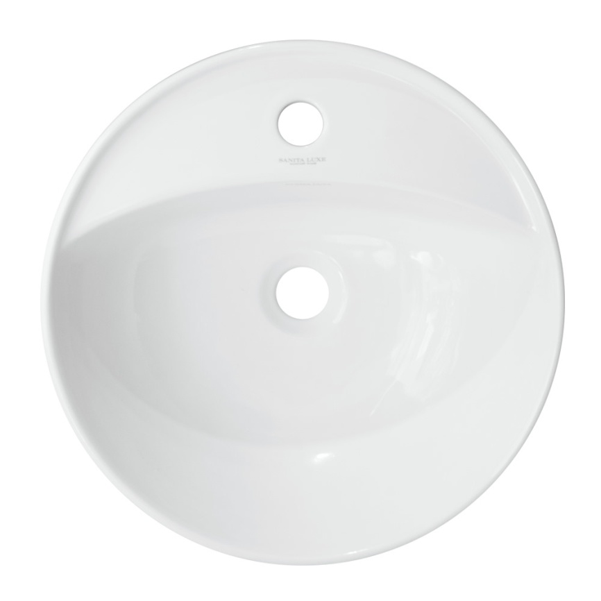 Раковина Sanita Luxe Art Inside 43, врезная, белый  фото 3