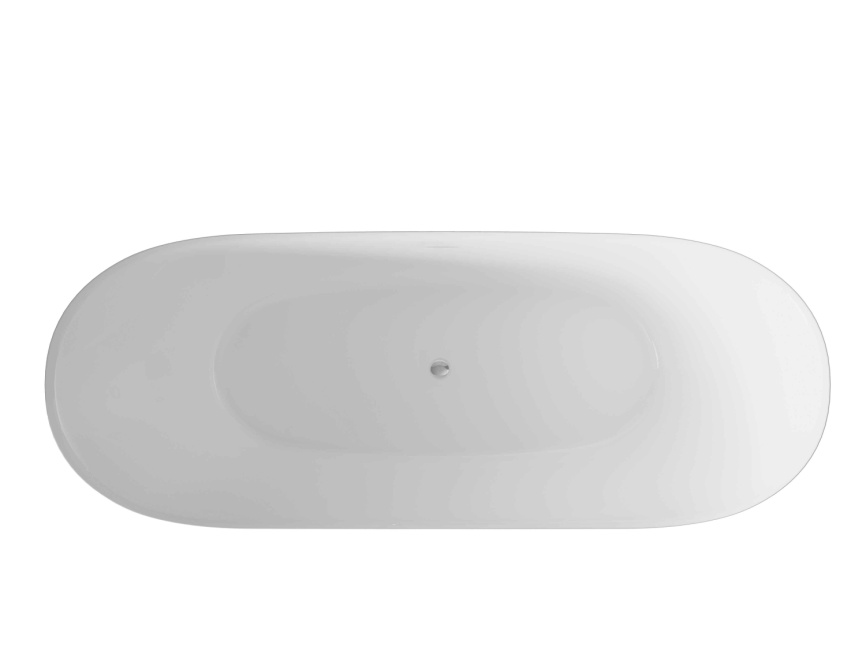 КРИСТАЛЛО Ванна акриловая отдельностоящая 1700*750*580, белый фото 5