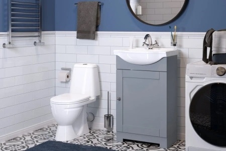 Унитаз-компакт Sanita Идеал стандарт 360х615х760 напольный, 1- режимный слив, в комплекте с сиденьем фото 3