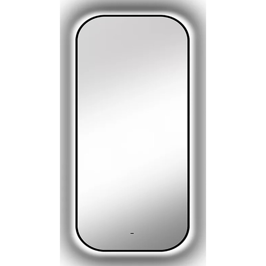 Зеркало AQUA NERO Гранж 600х30х1000 LED-подсветка, бесконтактный сенсорный выключатель с функцией ди фото 2