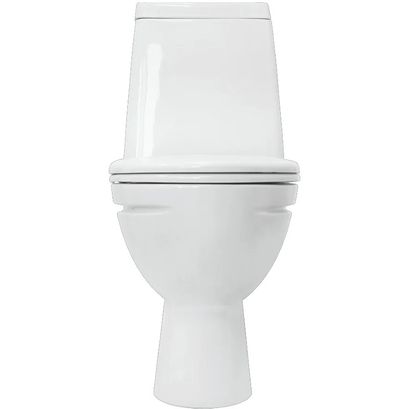 Унитаз-компакт Sanita Марс комфорт 338х645х760 напольный, безободковый, в комплекте с сиденьем микро фото 3