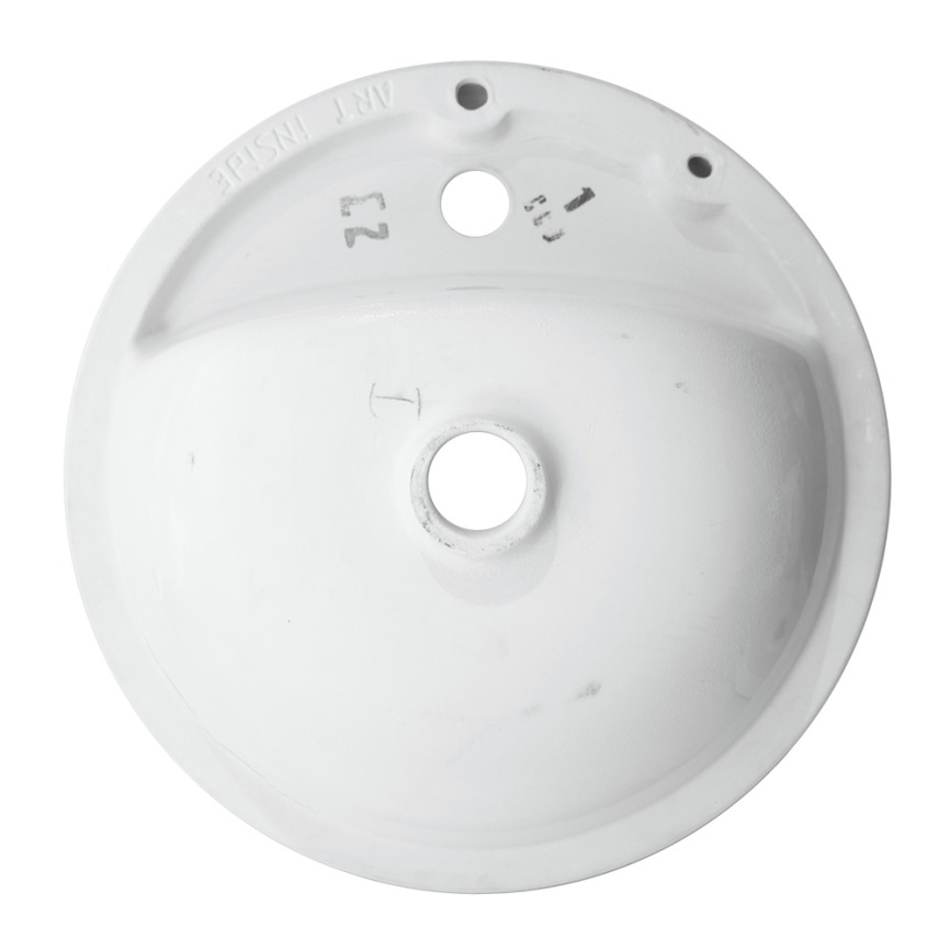 Раковина Sanita Luxe Art Inside 43, врезная, белый  фото 4