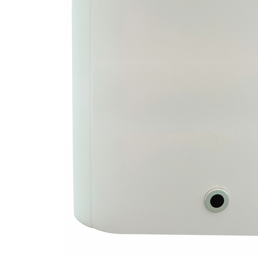 Зеркало-шкаф AQUA NERO "Грайм" 800х150х800 с подсветкой, датчик движения, розетка, белый фото 9