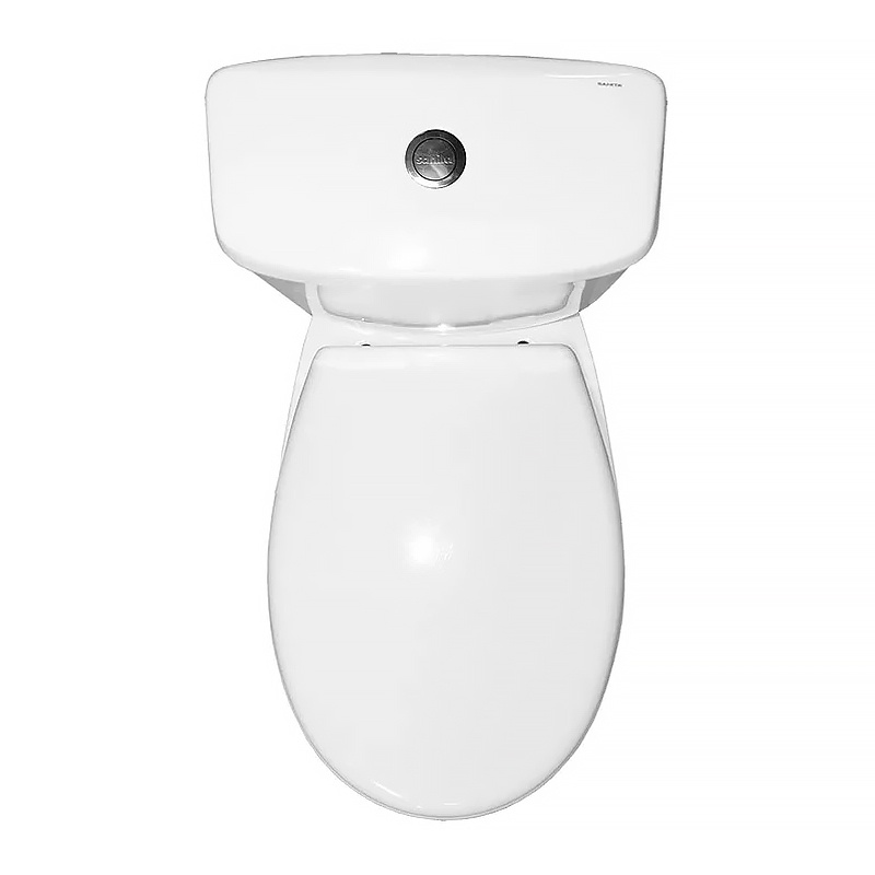 Унитаз-компакт Sanita Эталон эконом 360х615х760 напольный, 1- режимный слив, в комплекте с сиденьем  фото 4