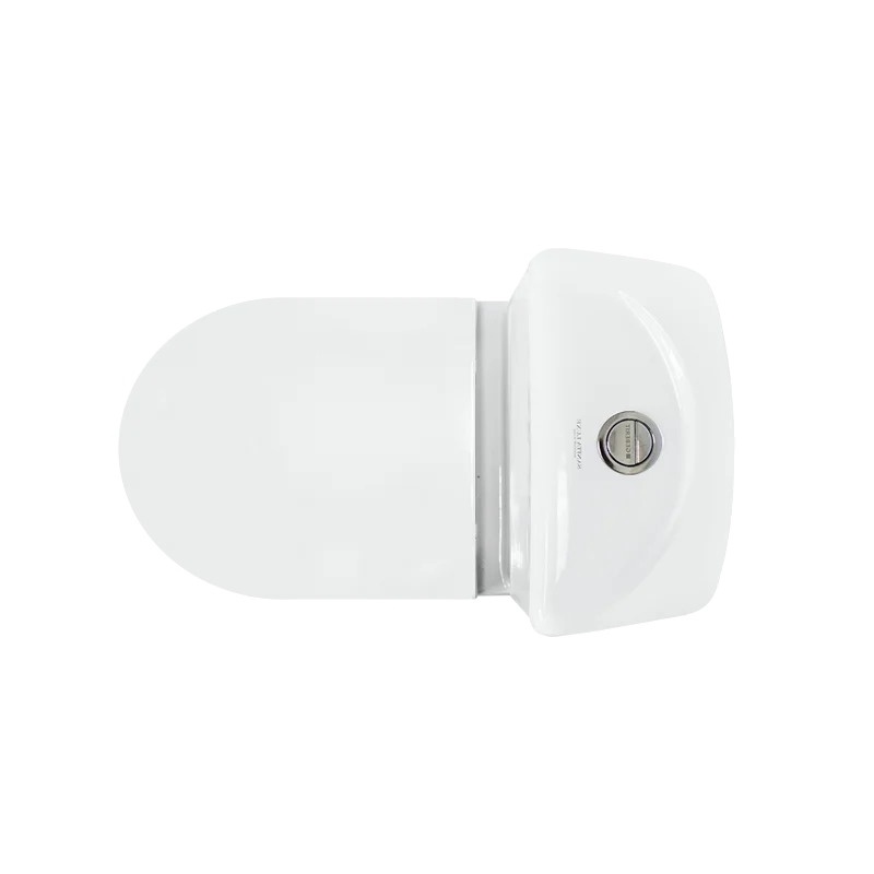 Унитаз-компакт Sanita Бест 345х620х775 напольный, в комплекте с быстросъемным сиденьем микролифт, дю фото 4