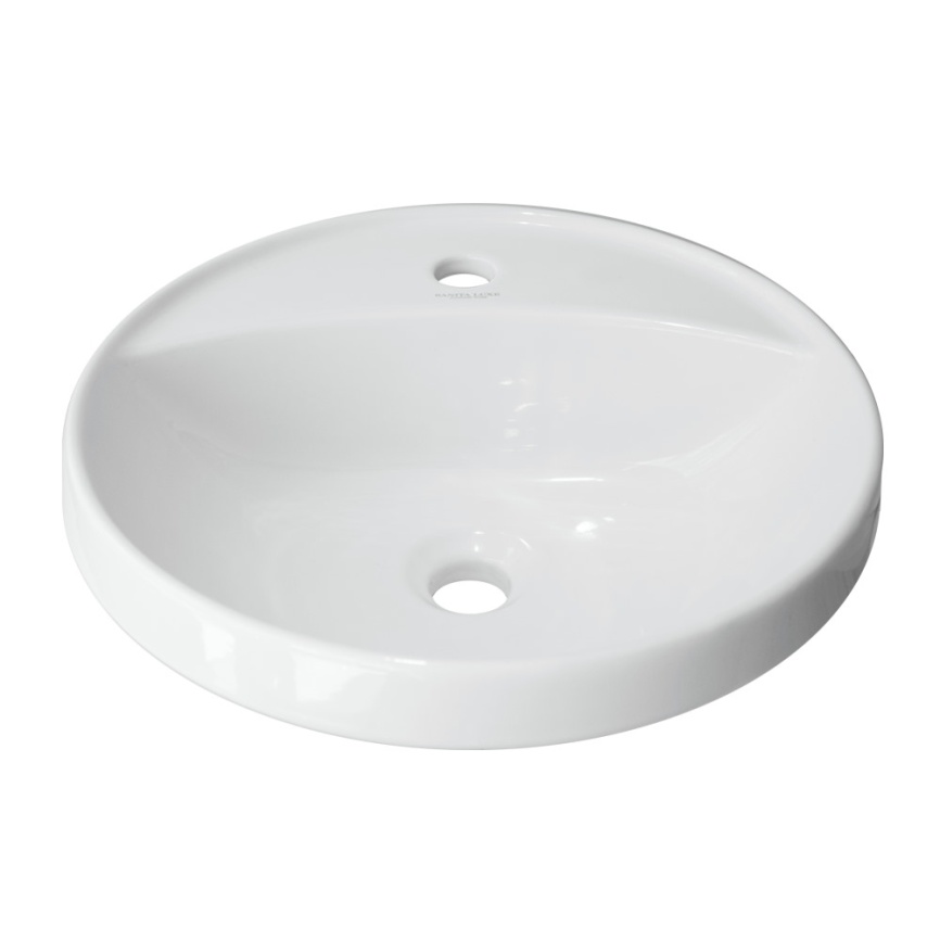 Раковина Sanita Luxe Art Inside 43, врезная, белый  фото 1