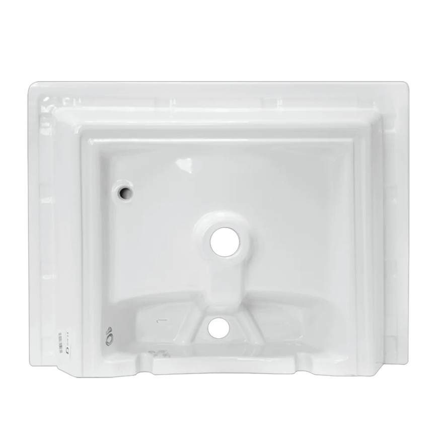 Раковина мебельная SANITA LUXE Quadro 60 санфарфор, белый фото 4