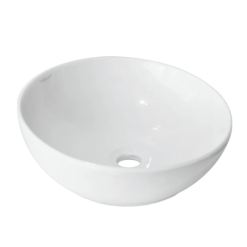 Раковина накладная SANITA LUXE Art 40 Cut санфарфор, белый фото 1