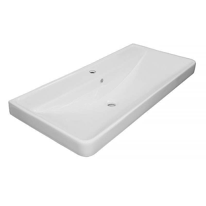 Комплект AQUA NERO Элен 100 1000х476х890 напольная тумба с раковиной АСТИ-100, покрытие эмаль, белый фото 8