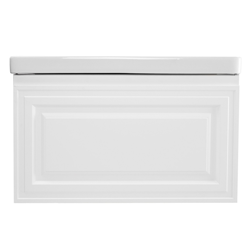 Комплект AQUA NERO Элен 100 1000х476х515 подвесная тумба с раковиной АСТИ-100, покрытие эмаль, белый фото 4