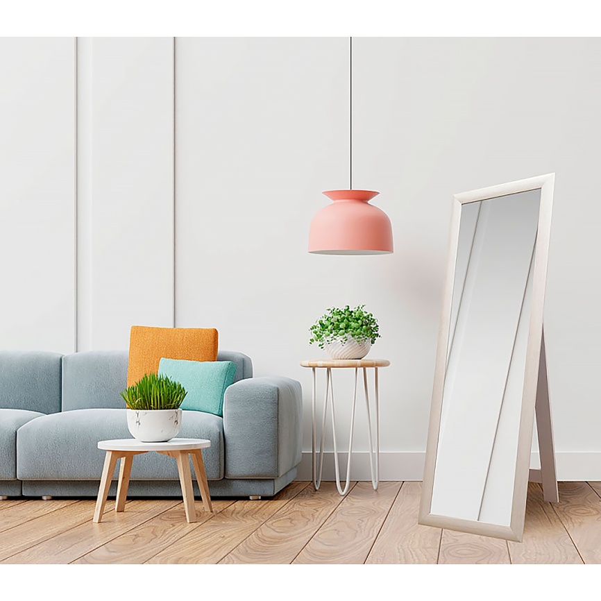 Зеркало AQUA NERO Канкан 450х30х1500 напольное, дуб фото 4