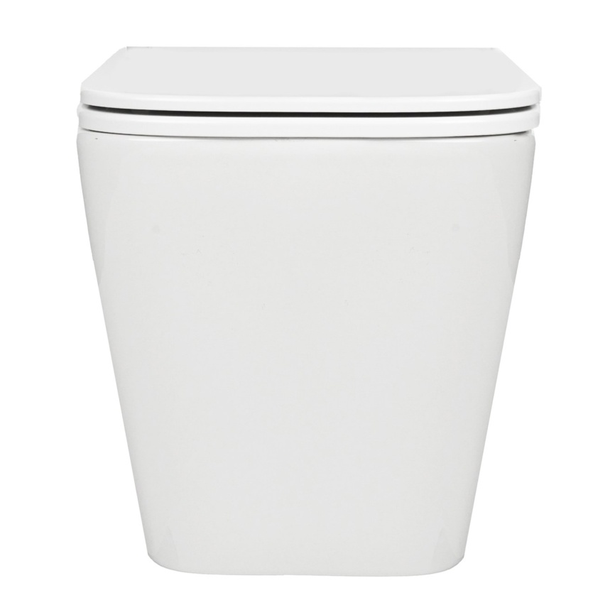 Сет AQUA NERO инсталляция+унитаз БИТТ безободковый, слив скрытый "Торнадо", с быстросъемным сиденьем фото 3