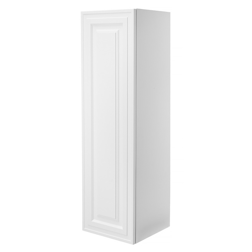 Шкаф-пенал AQUA NERO Элен 35 350х340х1200 подвесной, универсальный монтаж, покрытие эмаль, белый мат фото 1