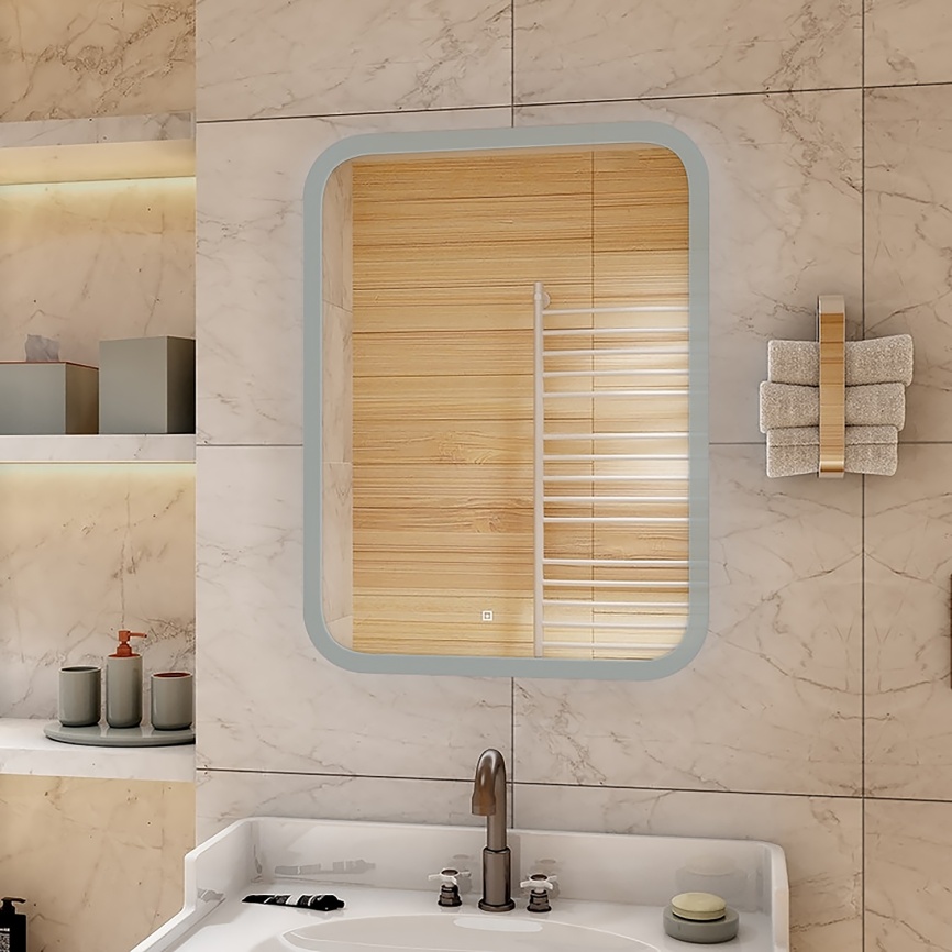 AQUA NERO Зеркало Самба 500*700*30 сенсорный выключатель фото 9