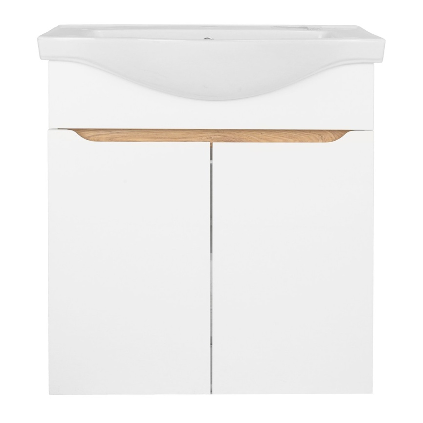 Комплект AQUA NERO Келли 65Н 650х450х870 напольная тумба с раковиной Edra Classic 65, покрытие эмаль фото 5