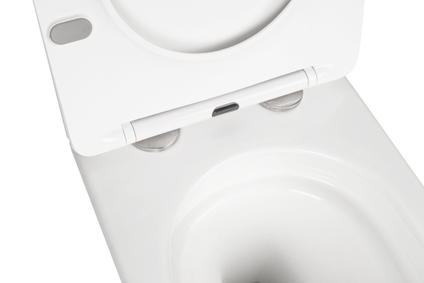 Унитаз подвесной AQUA NERO NAVI 360х520х360 безободковый, слив "Торнадо", с быстросъемным сиденьем м фото 9